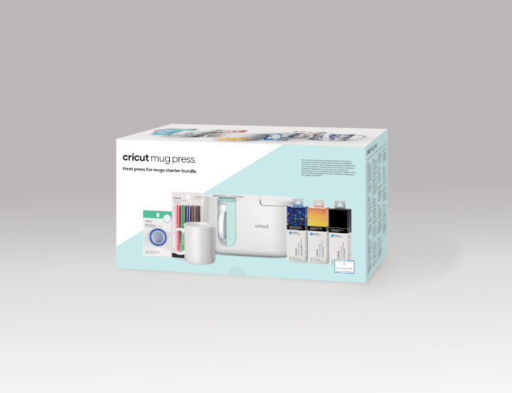 The Cricut mug press packaging.